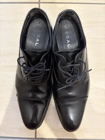 REGAL 리갈 스트레이트 팁 내피 블랙 천연 가죽 비즈니스 슈즈