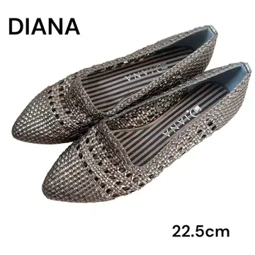 새상품급 DIANA 다이애나 스틸레토 골드 22.5cm 가을용