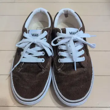 VANS 코듀로이 스니커즈 브라운