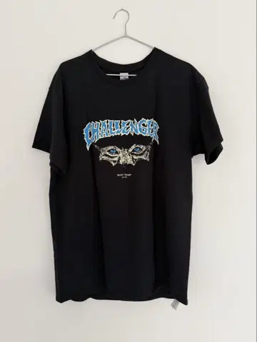 CHALLENGER 그래픽 티셔츠 블랙