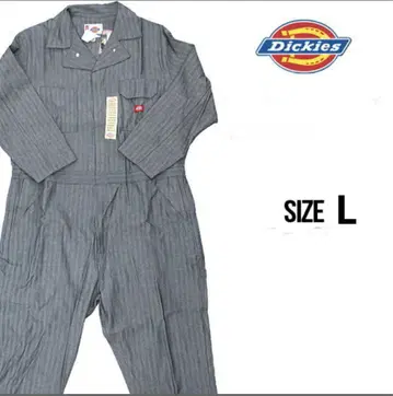 Dickies 피셔 스트라이프 오버롤 L 사이즈