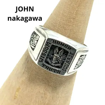 nakagawa john roberts 실버 은제 반지 조각 새
