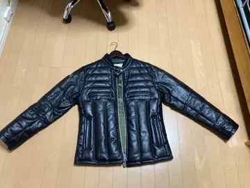 AVIREX 가죽 다운 자켓