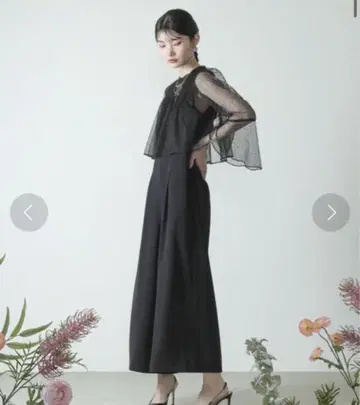 카나 3way 레이스 슬리브리스 팬츠 드레스 올인원