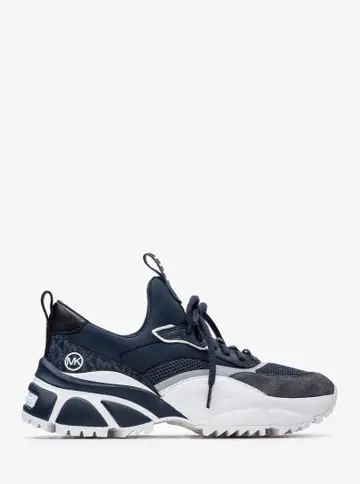 MK 네이비 하이테크 스니커즈