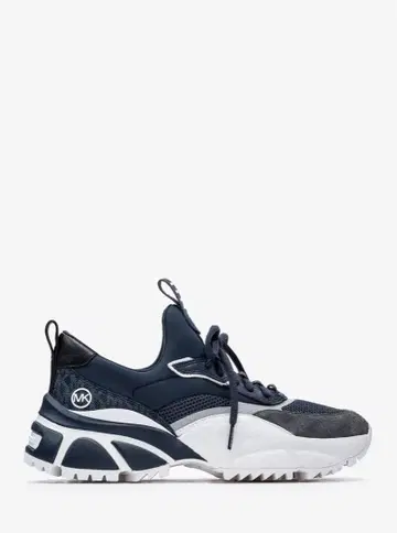 MK 네이비 하이테크 스니커즈