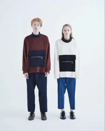 CULLNI 19-AW-008 2019AW 모크넥 퍼 니트