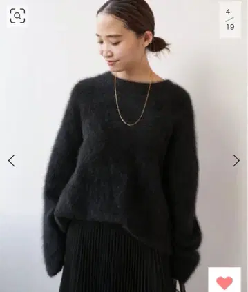 Deuxieme Classe Fluffy Sweater (블랙)