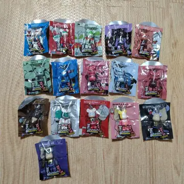 건담 캐릭터 피규어 스트랩 세트 베어브 BE@RBRICK