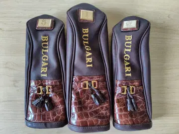BULGARI 가죽 헤드커버 3개 세트