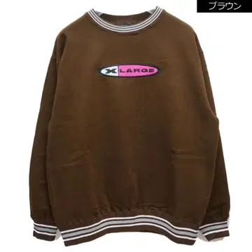 STRIPED RIB CREWNECK SWEAT