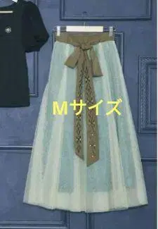 M 사이즈 안나 스커트 시마무라 치하루 디즈니 안나와 엘사 대관식 그린