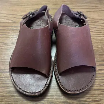 REGAL 가죽 샌들 브라운