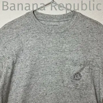BANANA REPUBLIC 일본 한정판 그래픽 T셔츠 라이트 그레이 S
