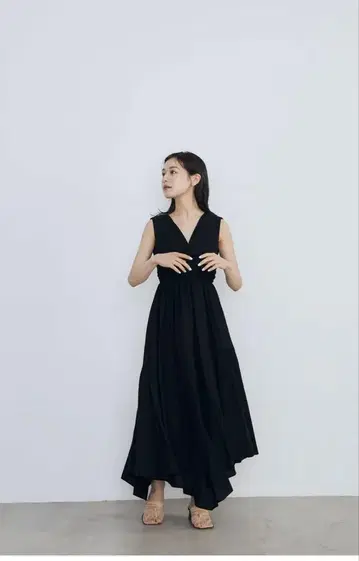 L'AUBE BLANC Irregular hem twist Dress