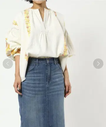 freada 자수 상의