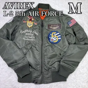 [미사용급] 아비렉스 L-2 5th AIRFORCE 플라이트 자켓