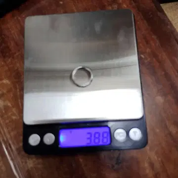 심플 반지 약 10호 3.88g 플라티나 900