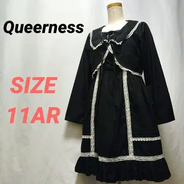 Queerness 원피스 가디건 세트 고스로리 레이스업