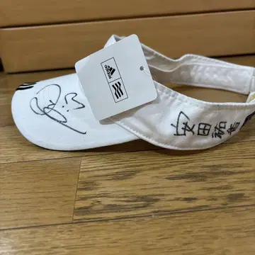 [ 미사용 ] 아디다스 adidas 선수 사인 포함 바이저
