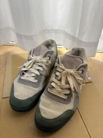 리복 Reebok ok 스웨이드 그레이/그린 스니커즈