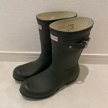 헌터 다크 그린 숏부츠