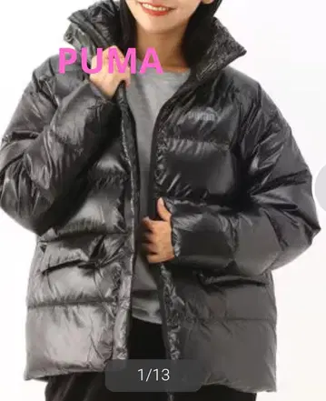 PUMA 블랙 다운 자켓 M
