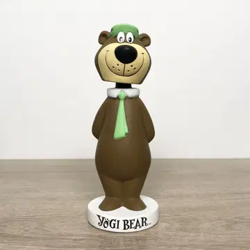 와키 와블러 요기 베어 보빙 헤드 흔들 인형