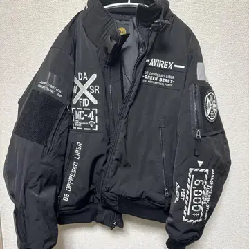 AVIREX MC-4 블랙 MA-1 자켓