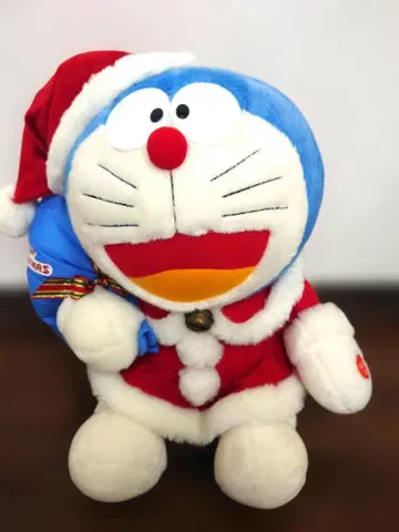 도라에몽 산타 코스튬 크리스마스 봉제 인형 택 포함 헤이세이 레트로