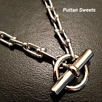 [ Puttan Sweets ] 하드웨어 링크 체인 목걸이 928