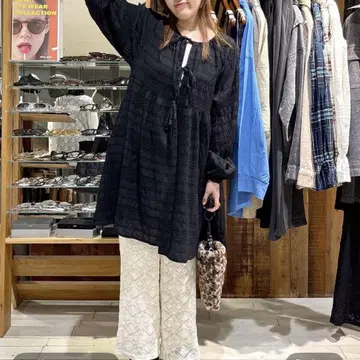 니코앤드 스트레치 부드러운 레이스 팬츠