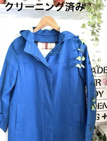 클리닝 완료 매킨토시 철학 라이너 포함 블루 코트 38