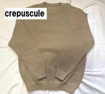[ 새상품급 ] crepuscule 크렙스큐어 모스 스티치 스웨터 베이지