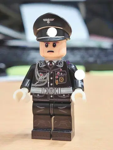 레어 친위대 SS 소위 의장 군복 LEGO 호환 레고 독일 ww2