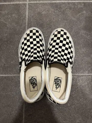 Vans 체커 패턴 슬립온
