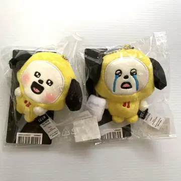 BT21 봉제 인형 키링 에~응&캬~! (치미)