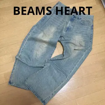 빔스 하트 와이드 스트레이트 데님