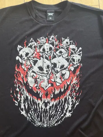 BABYMETAL 코기츠네 MOSHSH 속건성 TEE M 사이즈