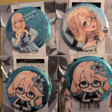 VOCALOID 사쿠라노 소라 캔뱃지 4개 세트