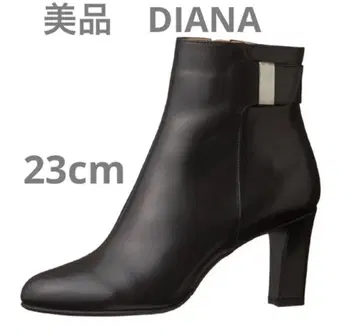 [컨디션 최상] 다이애나 (DIANA) 숏부츠 23cm 블랙
