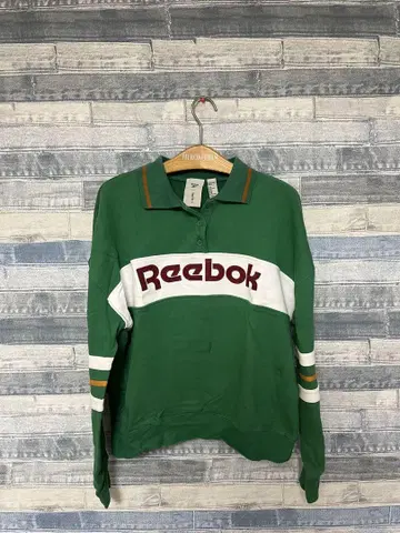 Reebok 그린 피케 셔츠 트레이닝복