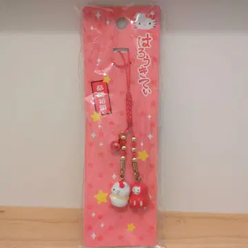 [ 레어 희귀 ] 헬로키티 스트랩 달마 필승 기원