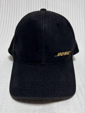 새상품급 BOSE 자수 로고 캡 블랙