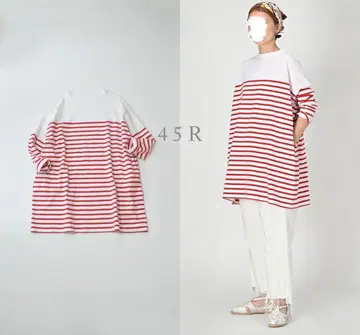 새상품급 45R ONEONE 바스크 보더 튜닉