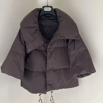 blancheurluxe 다운 자켓 다크 브라운