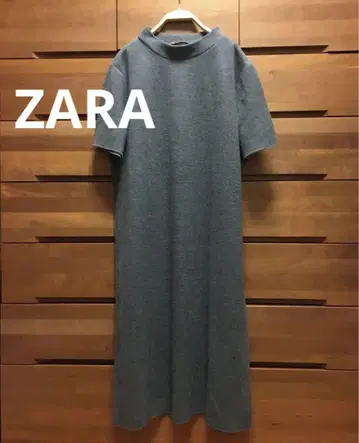 ZARA TRAFALUC 가을/겨울 그레이 반팔 롱 원피스