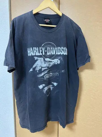 HARLEY-DAVIDSON 그래픽 T셔츠 L 다크 그레이