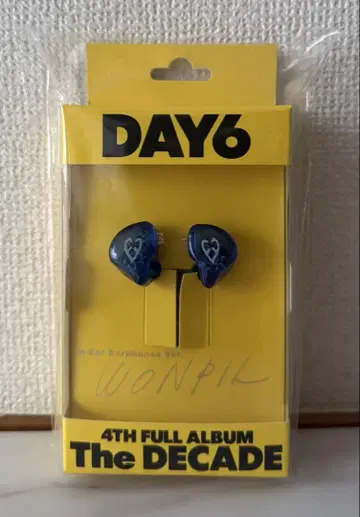 DAY6 The DECADE 인이어 이어폰 원필