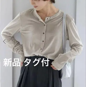 [ JOURNAL STANDARD ] 시어 벨로아 크루넥 가디건
